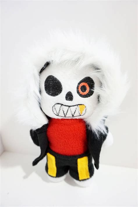 Underfell Sans Plush Inspired By Undertale 9 Inches Tall Etsy