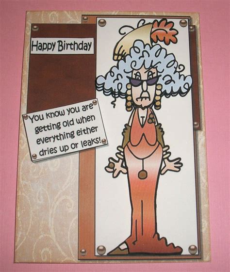 Important questions as we get older £2.39 gbp. Handmade Greeting Card 3D Birthday Humorous With An Old Lady #Birthday | Birthday humor ...