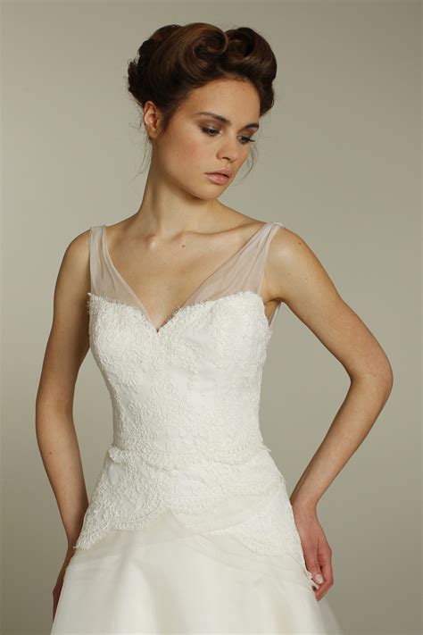 Before after when i added my first post regarding adding. Ivory a-line Alvina Valenta wedding dress with on-trend ...