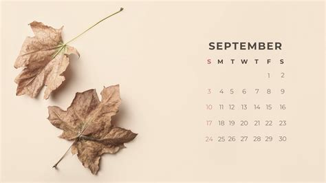 September Desktop Background Calendar Wallpaper In Calendar