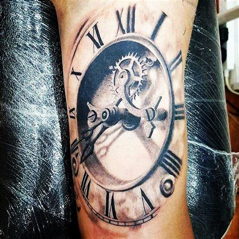 Clock Tattoo Time Peace Sleeve Tattoos Tattoos Tattoo Designs