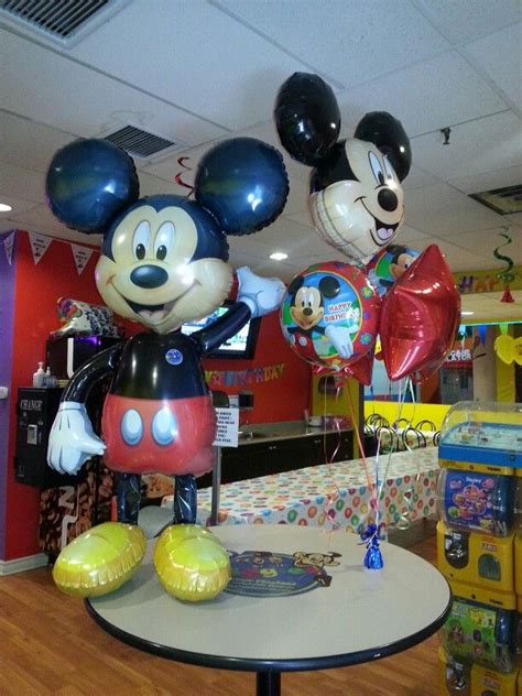 Mickey Mouse Theme At Giggles Playland Private Party Mickey Mouse Theme Disney Characters