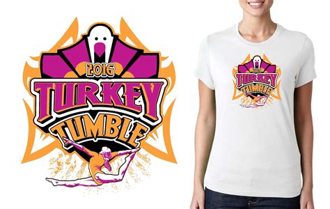 Turkey Tumble Gymnastics Logo Design Urartstudio