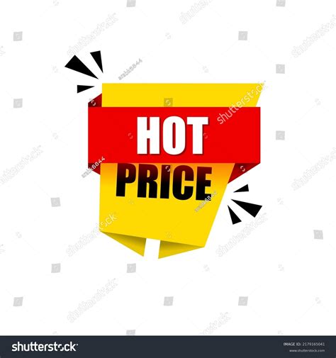 Hot Price Banner Template Vector Illustration Stock Vector Royalty Free 2179165041 Shutterstock
