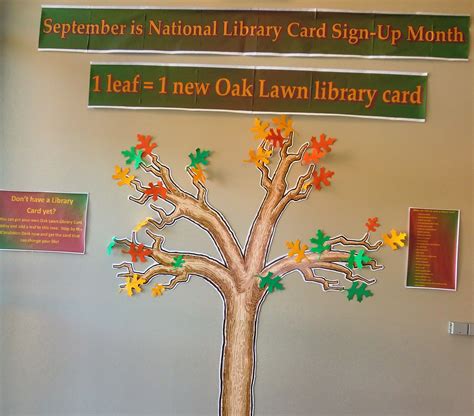 September Is National Library Card Sign Up Month Come Into The Oak