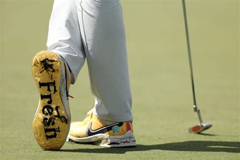 What Are Brooks Koepkas Yellow Nike Shoes At The Masters