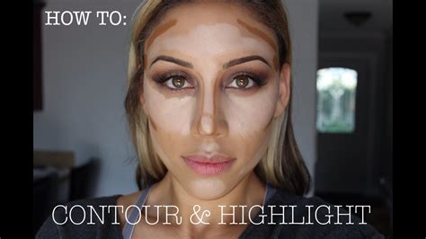 how to contour and highlight youtube