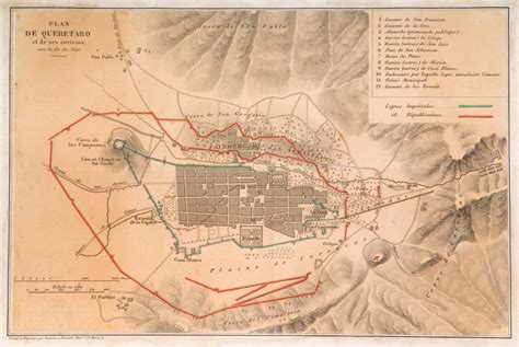 Lugares INAH Mapa del Sitio de Querétaro