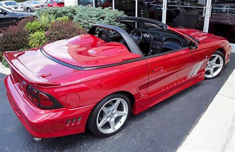 Laser Red 1996 Saleen S281 Cobra Ford Mustang Convertible