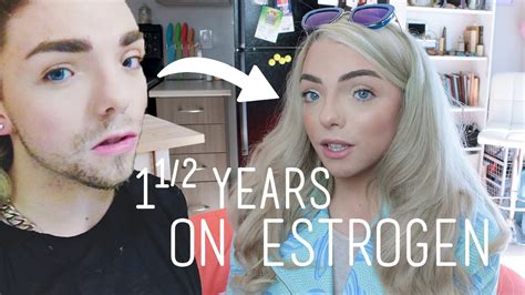 15 Years On Estrogen Breasthair Growth Stef Sanjati Youtube