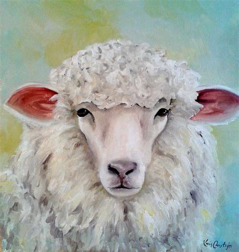 Pin By Debra Galarneau On Art Love Sheep Art Sheep Paintings Animal Art