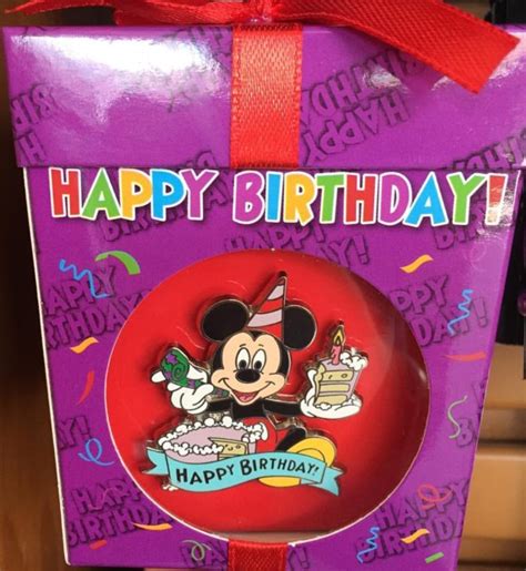 New Mickey Birthday Disney Pin Disney Pins Blog