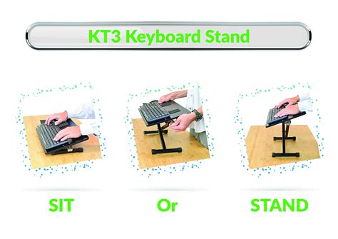 Buy Kt3 Ergonomic Adjustable Height And Negative Tilt Computer Keyboard