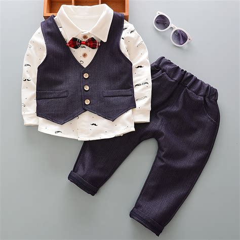 とっておきし新春福袋 Baby Boys Formal Suit Gentleman 4pcs Kids Suits Summer