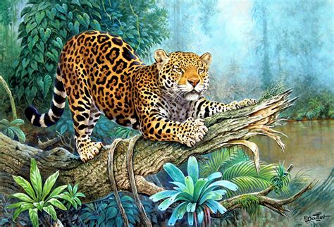 Big Cats Art Tiger Artwork Animal Drawings
