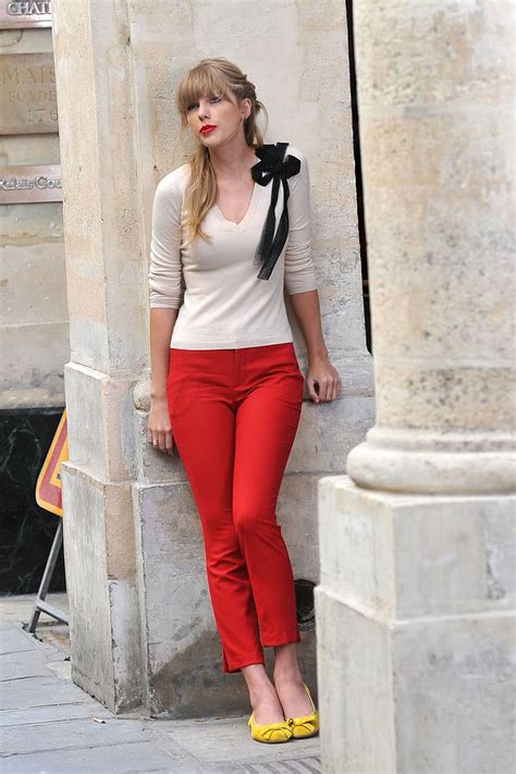HD Wallpaper Taylor Swift Women Singer Blonde Blue Eyes Long Hair Red Pants Wallpaper Flare