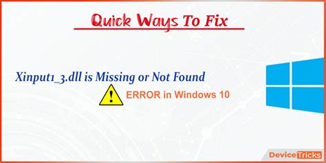 How To Fix Xinput Dll Is Missing Or Not Found Error In Windows Artofit