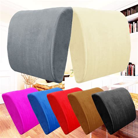 With everything we said about best back support for office chair cushions, it is only left to discuss a bit about their value. Memory Foam Lumbar Back Support Pillow Sciatica & Pain ...
