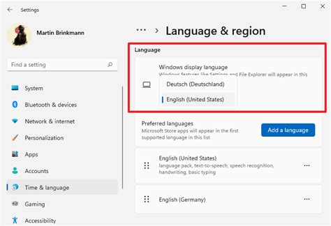 How To Change The Windows 11 Display Language Ghacks Tech News
