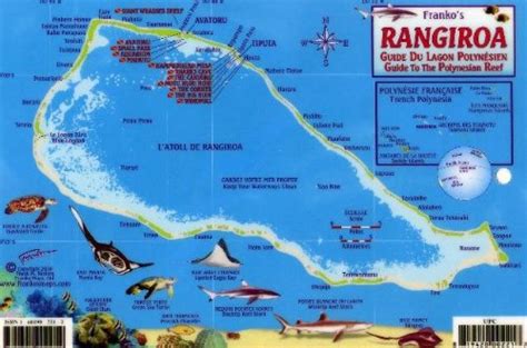 Rangiroa Guide To The Polynesian Reef By Frankos Maps Ltd