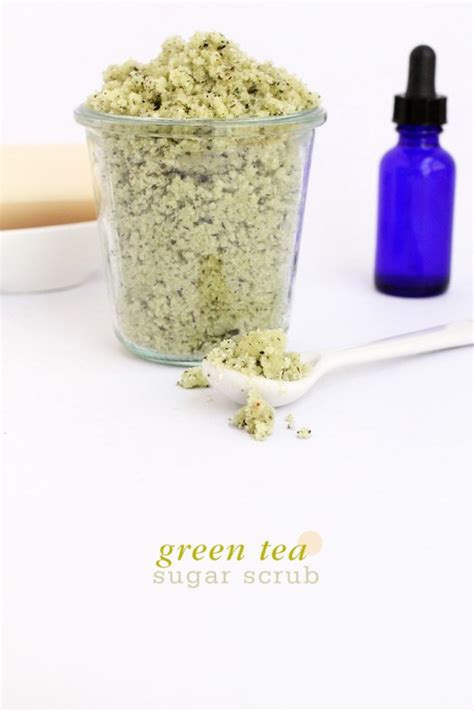 Diy Green Tea Sugar Body Scrub Shelterness