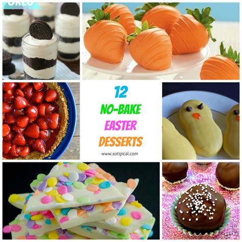 12 No Bake Easter Desserts