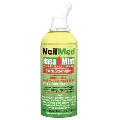 Neilmed Nasamist Hypertonic Extra Strength Saline Spray 125ml