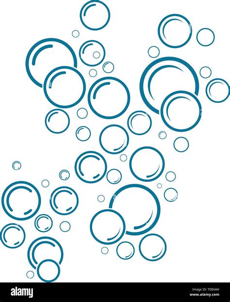 Bubble Water Vector Illustration Design Template Stock Vector Image
