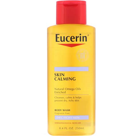 Eucerin Skin Calming Body Wash For Dry Itchy Skin Fragrance Free 8