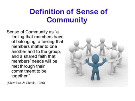 Sense Of Community Community Psychology Togetherness Commitment