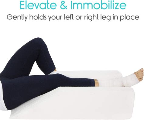 Xtra Comfort Leg Elevation Pillow For Swelling Elevating Post