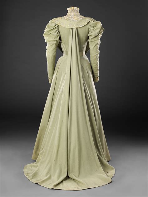 Tea Gown Late 1890s Tea Gown Womens Vintage Dresses Historical Dresses