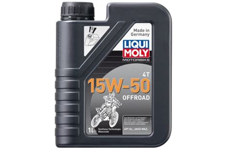 Many japanese manufacturers prescribe lubricants of this. Huile Moto Cross LIQUI MOLY 15W50 Off Road Semi-Synthèse 1 ...