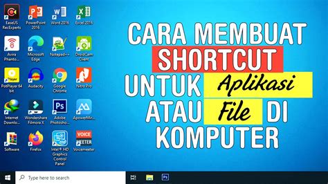 Cara Menambahkan Aplikasi File Atau Folder Ke Layar Utama Di Laptop