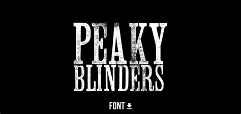 Peaky Blinders Font Graphic Pie