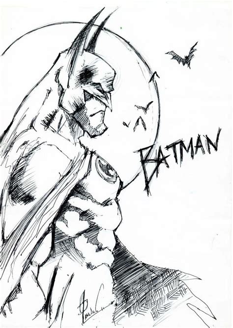 Batman Sketch By Prasadesign On DeviantArt