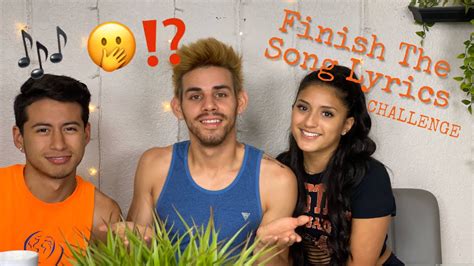 Here's a link to the song prompts list, but you are welcome and encouraged to add your own song and pairing to this collection. FINISH THAT SONG TRIVIA CHALLENGE - YouTube