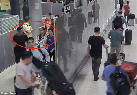 Chilling Moment Female Tourist Is Kidnapped Inside Bangkok Airport