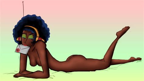 Rule 34 Afro Angel Dynamite Ass Breasts Dark Skin Female Female Only Hanging Breasts Letter