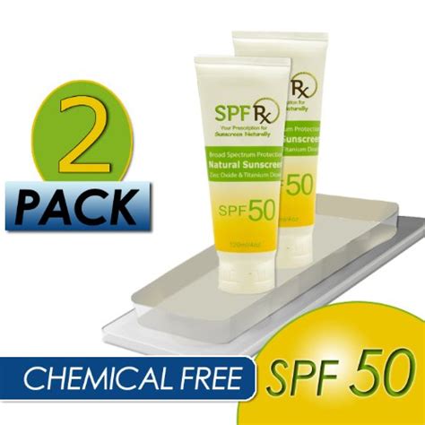 Spf 50 Natural Sunscreen With Zinc Oxide And Titanium Dioxide Chemical