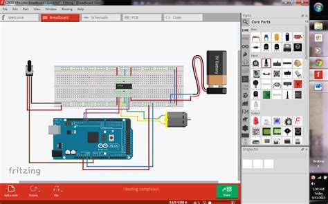 Simple Arduino Program Speed And Direction Of Dc Motor L293d Motor