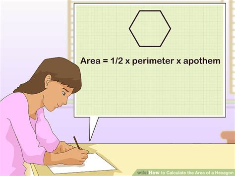 Find the area of a regular hexagon with an apothem 10.4 yards long and a side 12 yards long. 4 Ways to Calculate the Area of a Hexagon - wikiHow