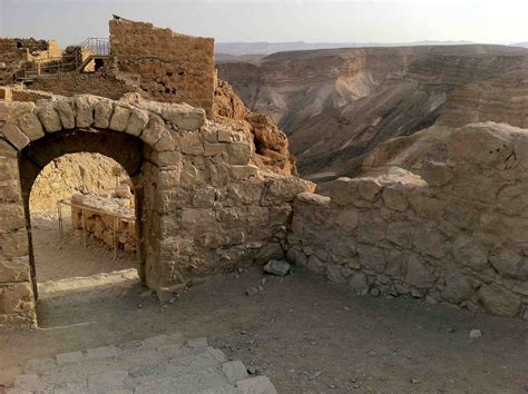 Hiking To The Ancient Fortress Of Masada In Israel