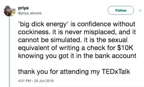 understated confidence big dick energy know your meme