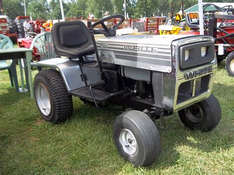 Rare White Garden Tractor Lawn And Farm Tractors Pinterest