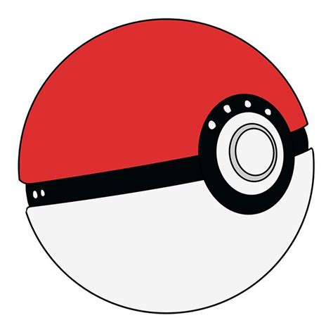 How To Draw A Poke Ball From Pokémon Really Easy Drawing Tutorial