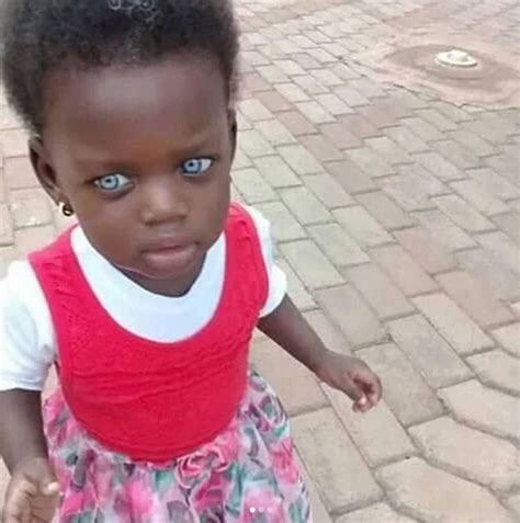 Ghanaian Girl With Beautiful Blue Eyes Goes Viral Photos Nairaland
