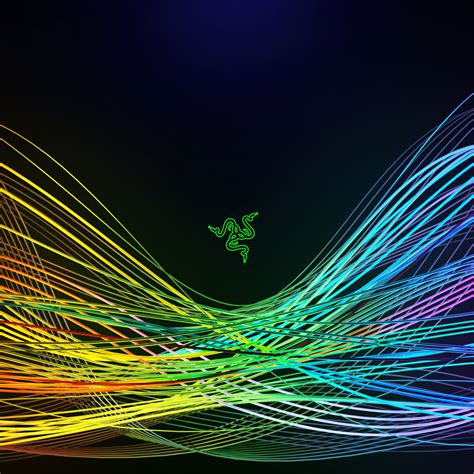 Razer Wallpaper 4k Spectrum Waves Colorful
