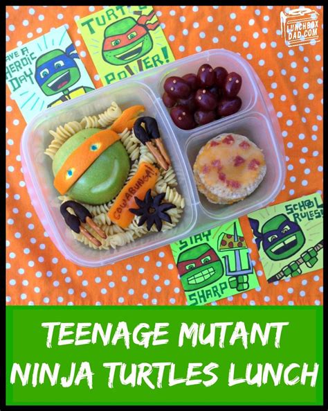 Tmnt Teenage Mutant Ninja Turtles Easylunchboxes Bento And Giveaway