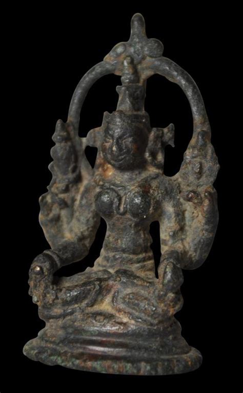 Bihar Bronze Pala Image Of Ambika Michael Backman Ltd Bronze